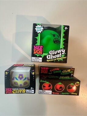 Rare NeeDoh Halloween Bundle - Set of 3